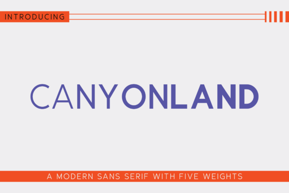 Canyonland Font: Elevating Small Business Branding with Modern Elegance