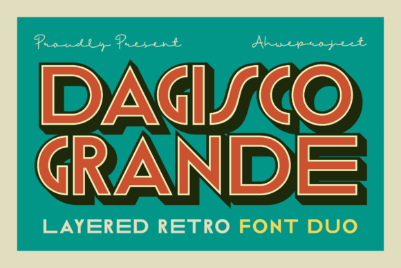 Dagisco Grande: A Vintage-Inspired Font Duo for Handmade Labels and Creative Packaging