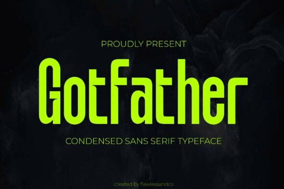 Gotfather: A Bold Condensed Sans Serif Font for Modern Branding