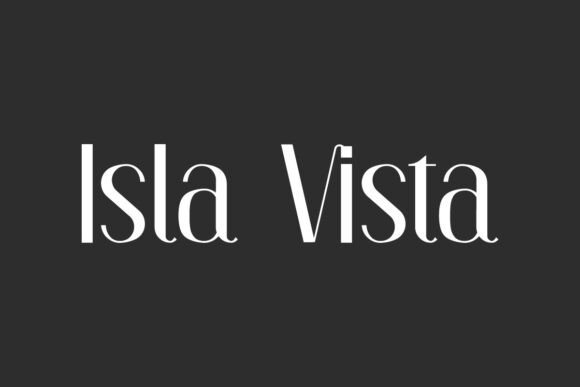 Isla Vista Font: A Minimalist Sans Serif for Modern Editorial Design