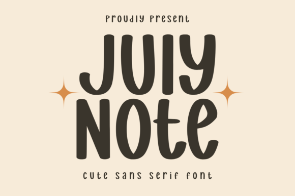 July Notes: A Festive Sans Serif Font for Holiday Campaigns and Celebration Graphics