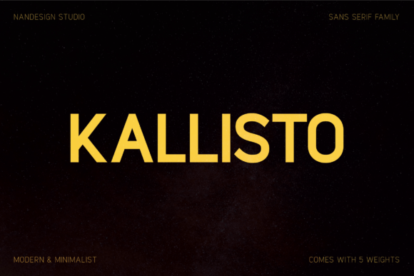 Kallisto Font: A Designer’s Go-To Sans Serif for Modern Branding