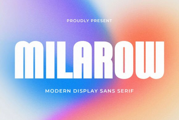 Milarow: A Sans Serif Font for Elegant Editorial Design