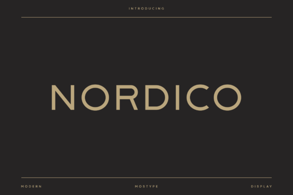 Nordico: The Bold Sans Serif Font for Business Branding