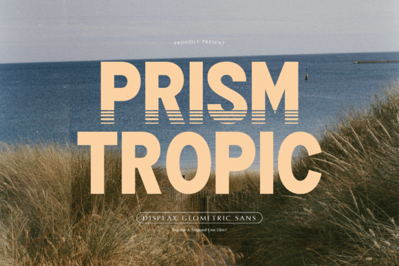 Prism Tropic: A Bold Sans Serif Font for Editorial Design and Digital Publishing