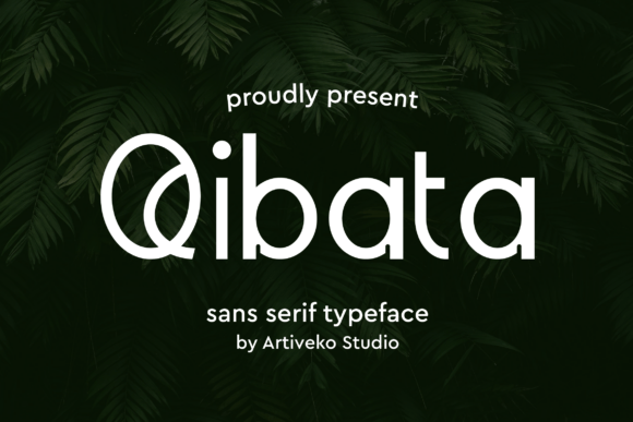 Qibata: A Modern Sans Serif Font for Elegant Editorial Design