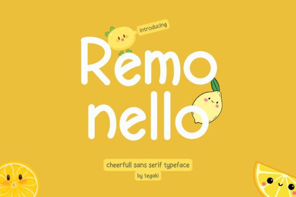 Remonello: A Cheerful Sans Serif Font for Editorial Design and Digital Publishing