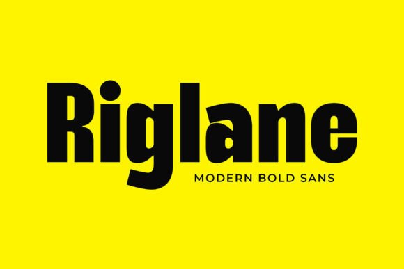 Riglane: A Clean Sans Serif Font for Crafters and Product Designers