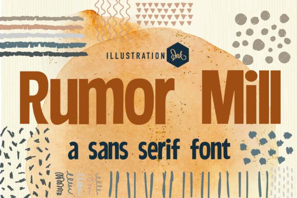 Rumor Mill: A Bold Sans Serif Font for Digital Designers