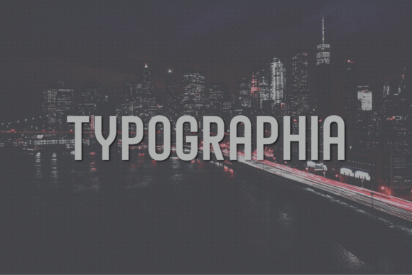 Typographia: A Bold Sans Serif Font for Modern Branding
