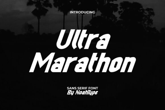 Ultra Marathon Font: A Sporty Sans Serif for Dynamic Designs