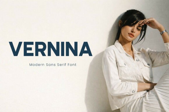 Vernina Font: Modern Elegance for Premium Branding & Handmade Crafts